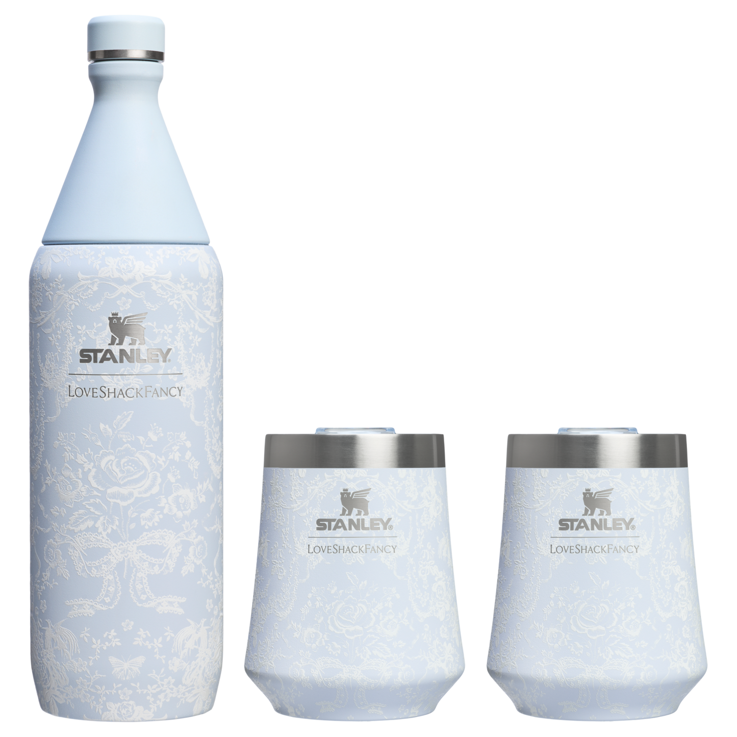 Stanley 1913 x LoveShackFancy Holiday Reserve All Day Wine Set | 34 OZ | 11 OZ CS0