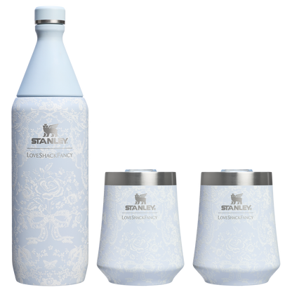 Stanley 1913 x LoveShackFancy Holiday Reserve All Day Wine Set | 34 OZ | 11 OZ CS0
