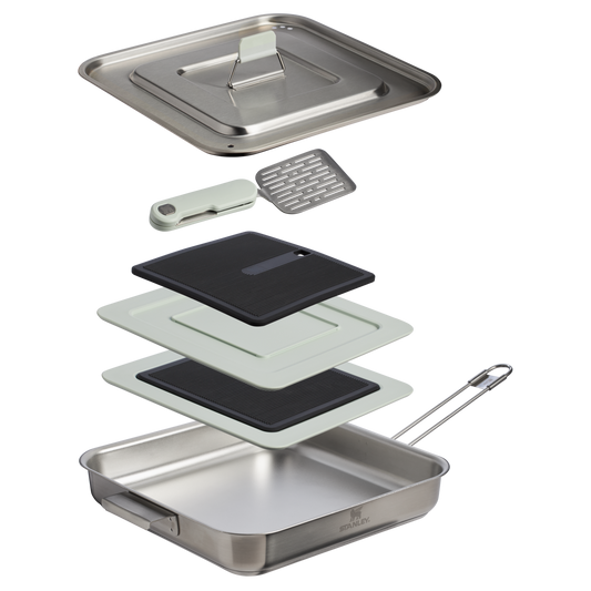 The Wildfare Pro Square Pan Cookset 5-piece set | 2 QT OP6